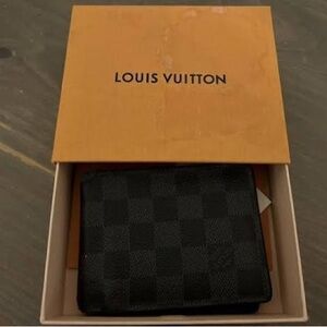 Louis Vuitton Checkered Black Card Holder